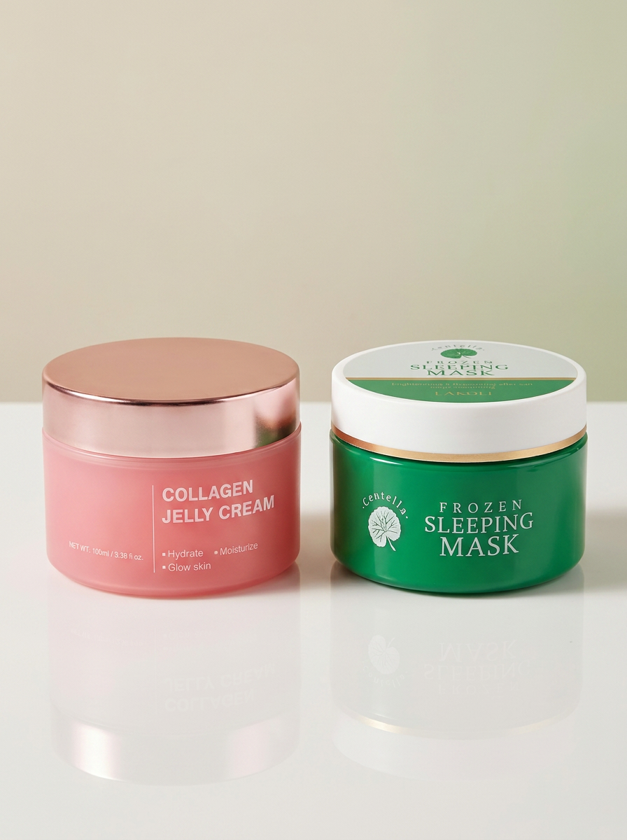 The Glow Duo — Collagen Jelly Cream + Cica Sleeping Mask